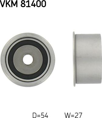 SKF VKM 81400 - Паразитна / водеща ролка, зъбен ремък vvparts.bg