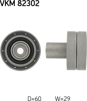 SKF VKM 82302 - Паразитна / водеща ролка, зъбен ремък vvparts.bg