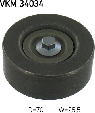 SKF VKM 34034 - Паразитна / водеща ролка, пистов ремък vvparts.bg