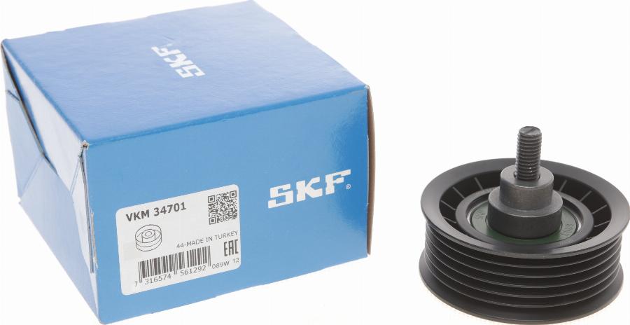 SKF VKM 34701 - Паразитна / водеща ролка, пистов ремък vvparts.bg