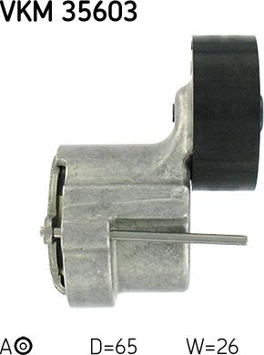 SKF VKM 35603 - Паразитна / водеща ролка, пистов ремък vvparts.bg