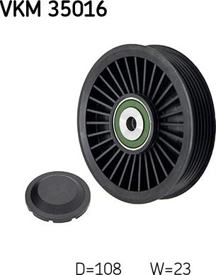 SKF VKM 35016 - Паразитна / водеща ролка, пистов ремък vvparts.bg