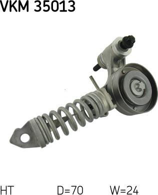 SKF VKM 35013 - Паразитна / водеща ролка, пистов ремък vvparts.bg