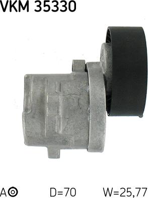 SKF VKM 35330 - Паразитна / водеща ролка, пистов ремък vvparts.bg