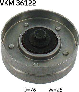 SKF VKM 36122 - Паразитна / водеща ролка, пистов ремък vvparts.bg