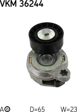 SKF VKM 36244 - Паразитна / водеща ролка, пистов ремък vvparts.bg