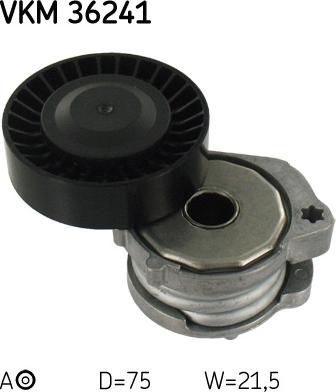 SKF VKM 36241 - Паразитна / водеща ролка, пистов ремък vvparts.bg