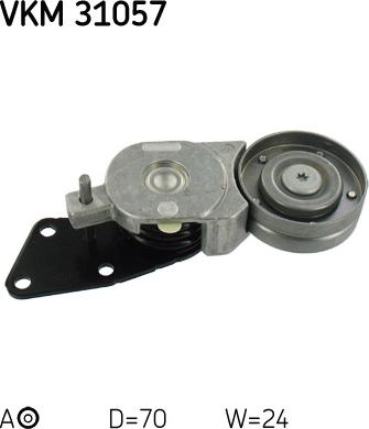 SKF VKM 31057 - Паразитна / водеща ролка, пистов ремък vvparts.bg