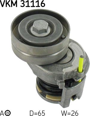 SKF VKMA 31137 - Комплект пистов ремък vvparts.bg