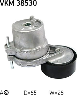 SKF VKM 38530 - Паразитна / водеща ролка, пистов ремък vvparts.bg