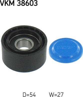 SKF VKM 38603 - Паразитна / водеща ролка, пистов ремък vvparts.bg