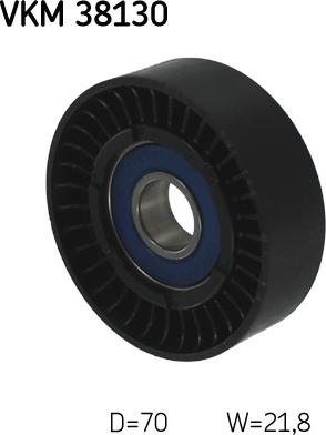 SKF VKM 38130 - Паразитна / водеща ролка, пистов ремък vvparts.bg