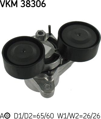 SKF VKMA 38306 - Комплект пистов ремък vvparts.bg