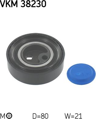 SKF VKM 38230 - Паразитна / водеща ролка, пистов ремък vvparts.bg