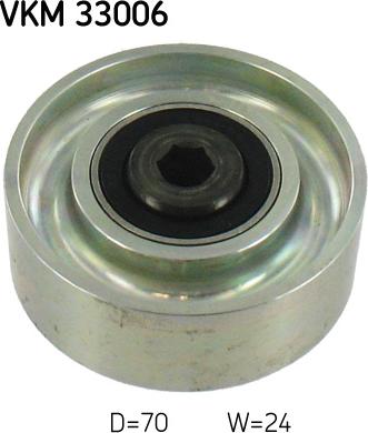 SKF VKM 33006 - Паразитна / водеща ролка, пистов ремък vvparts.bg