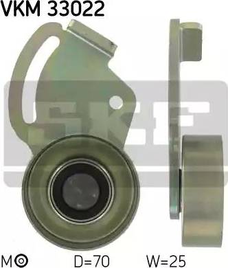 SKF VKM 33022 - Паразитна / водеща ролка, пистов ремък vvparts.bg