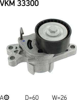 SKF VKM 33300 - Паразитна / водеща ролка, пистов ремък vvparts.bg