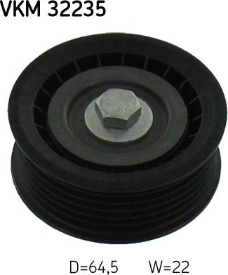 SKF VKM 32235 - Паразитна / водеща ролка, пистов ремък vvparts.bg