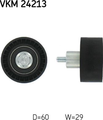 SKF VKM 24213 - Паразитна / водеща ролка, зъбен ремък vvparts.bg