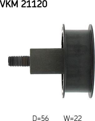 SKF VKM 21120 - Паразитна / водеща ролка, зъбен ремък vvparts.bg