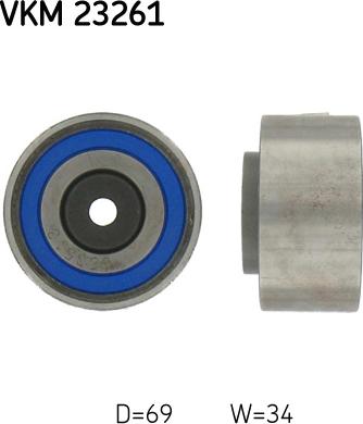 SKF VKM 23261 - Паразитна / водеща ролка, зъбен ремък vvparts.bg