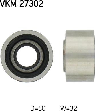 SKF VKM 27302 - Паразитна / водеща ролка, зъбен ремък vvparts.bg