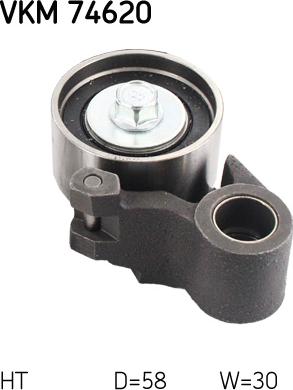 SKF VKM 74620 - Обтяжна ролка, ангренаж vvparts.bg