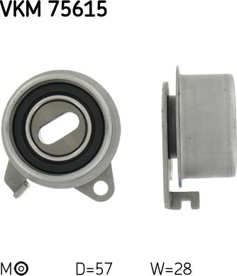 SKF VKM 75615 - Обтяжна ролка, ангренаж vvparts.bg