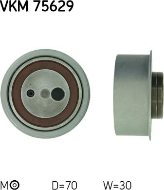 SKF VKM 75629 - Обтяжна ролка, ангренаж vvparts.bg