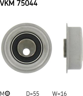 SKF VKM 75044 - Обтяжна ролка, ангренаж vvparts.bg