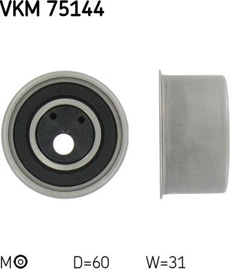 SKF VKM 75144 - Обтяжна ролка, ангренаж vvparts.bg