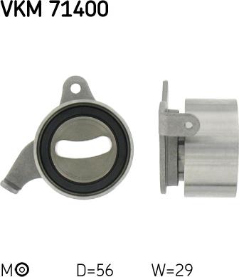 SKF VKM 71400 - Обтяжна ролка, ангренаж vvparts.bg