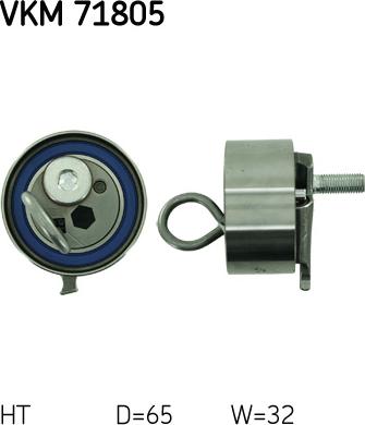 SKF VKM 71805 - Обтяжна ролка, ангренаж vvparts.bg