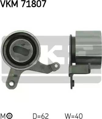 SKF VKM 71807 - Обтяжна ролка, ангренаж vvparts.bg