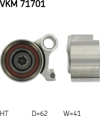 SKF VKM 71701 - Обтяжна ролка, ангренаж vvparts.bg