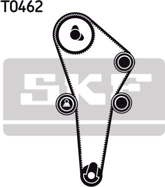 SKF VKMA 94609 - Комплект ангренажен ремък vvparts.bg