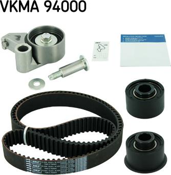 SKF VKMA 94000 - Комплект ангренажен ремък vvparts.bg