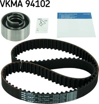SKF VKMA 94102 - Комплект ангренажен ремък vvparts.bg