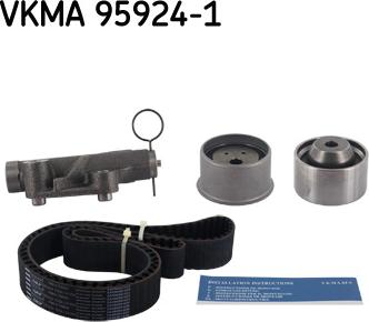 SKF VKMA 95924-1 - Комплект ангренажен ремък vvparts.bg