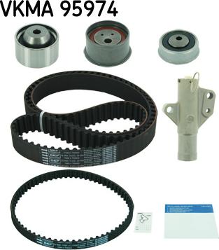 SKF VKMA 95974 - Комплект ангренажен ремък vvparts.bg