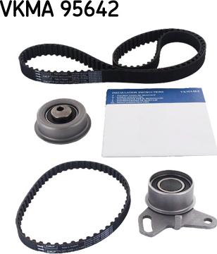 SKF VKMA 95642 - Комплект ангренажен ремък vvparts.bg