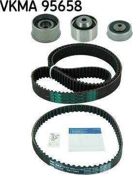 SKF VKMA 95658 - Комплект ангренажен ремък vvparts.bg