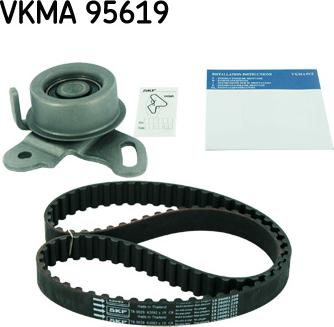 SKF VKMA 95619 - Комплект ангренажен ремък vvparts.bg