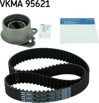 SKF VKMA 95621 - Комплект ангренажен ремък vvparts.bg