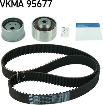 SKF VKMA 95677 - Комплект ангренажен ремък vvparts.bg