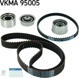 SKF VKMA 95005 - Комплект ангренажен ремък vvparts.bg