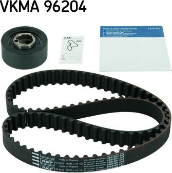 SKF VKMA 96204 - Комплект ангренажен ремък vvparts.bg