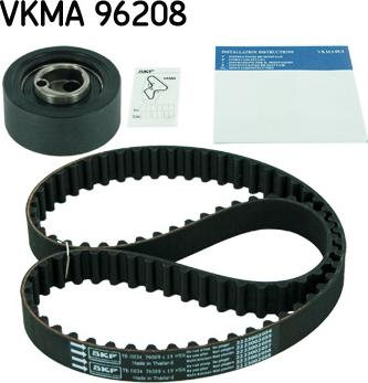 SKF VKMA 96208 - Комплект ангренажен ремък vvparts.bg