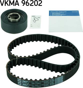 SKF VKMA 96202 - Комплект ангренажен ремък vvparts.bg
