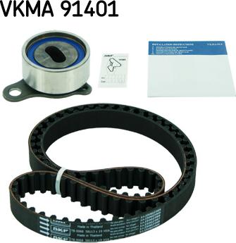 SKF VKMA 91401 - Комплект ангренажен ремък vvparts.bg